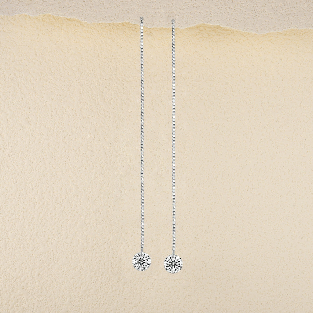 Top-quality Moissanite Luxury And Fashionable Light Luxury Jewelry Silver Stud Earrings S925 Silver Plated Platinum