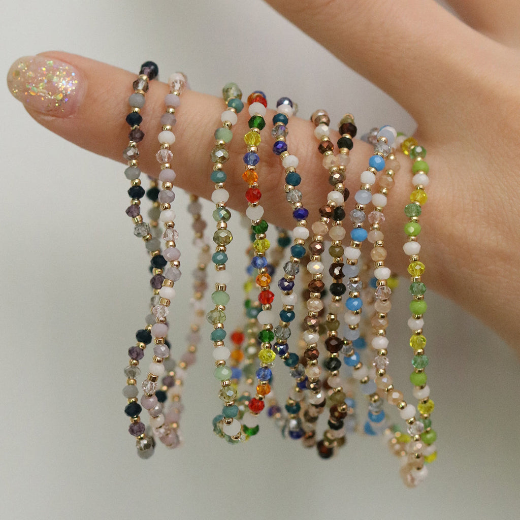 Gemstone stretchable bracelet-2